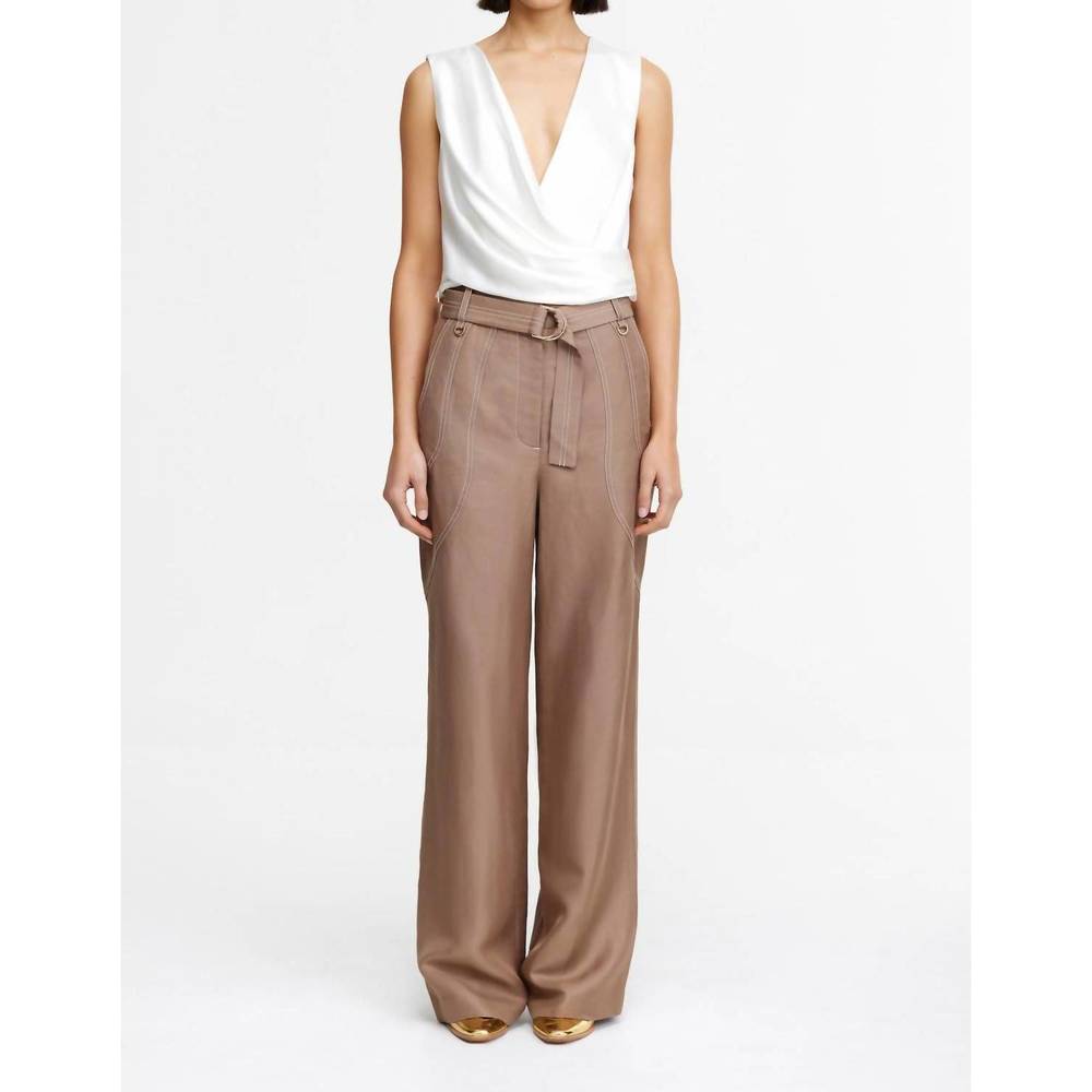 NEW ACLER geary pants in sepia
